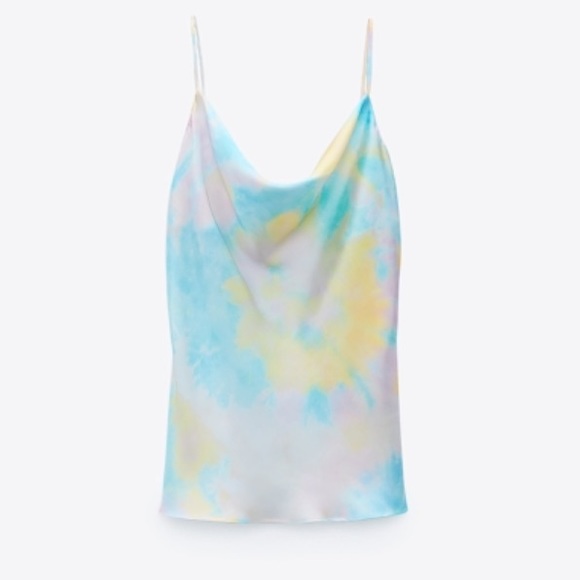 NWT Zara Tie dye scoop neck tank - Picture 2 of 5